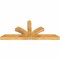 Ekena Millwork Richland Rough Sawn Timber Gable Bracket, Western Red Cedar, 60"W x 25"H x 4"D x 4"F, 10/12 Pitch GBW060X25X0404RIC00RWR - alternate 5